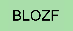 Stock blozf logo