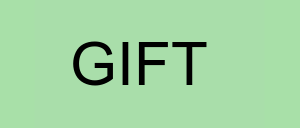 Stock gift logo