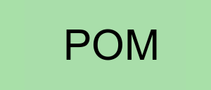 Stock pom logo